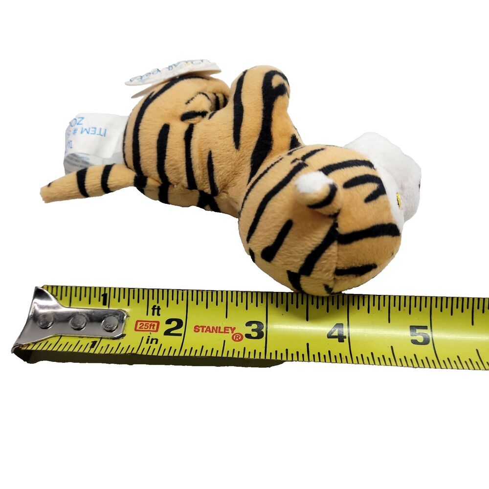 Zooite Tiger Mini Plush Wishpets 5" #52047 2006 Finger Hugger - Picture 10 of 10